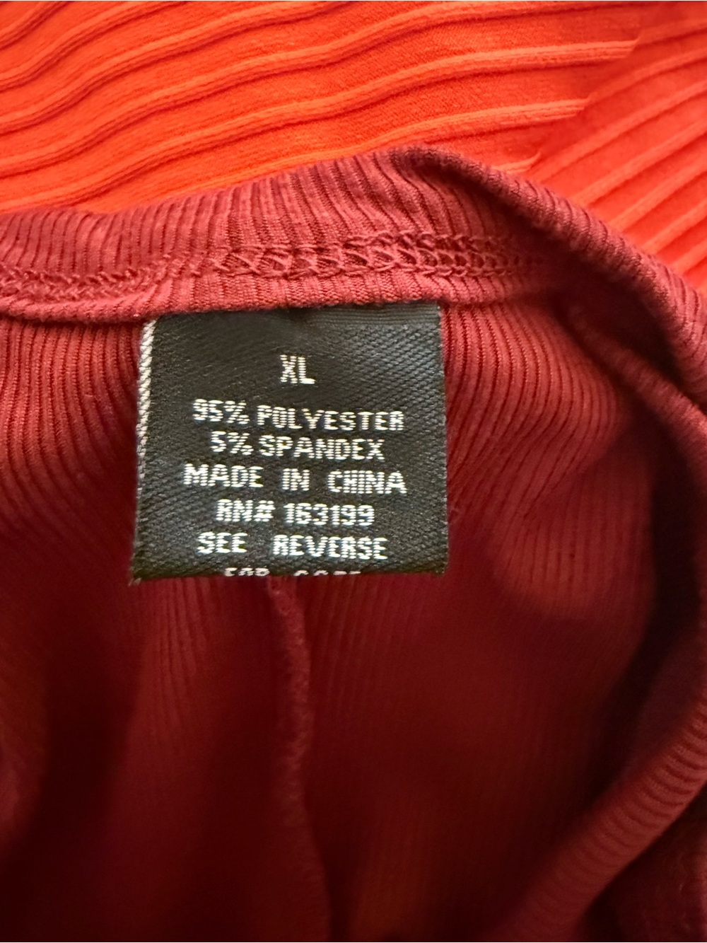 Women’s Spaghetti Strap Midi Dress - burgundy, XL - Picture 7 of 7